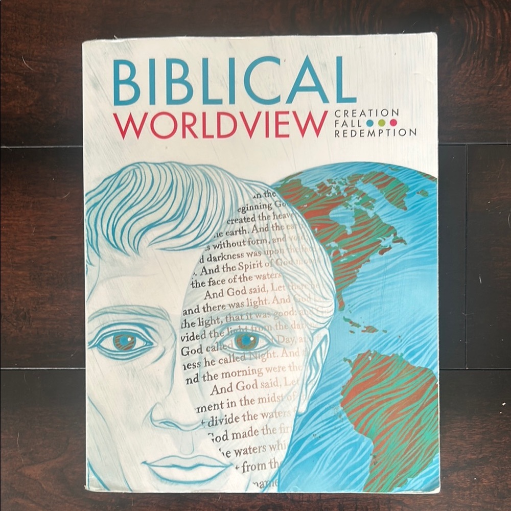 BJU Biblical Worldview Book with Blue and Red Cover